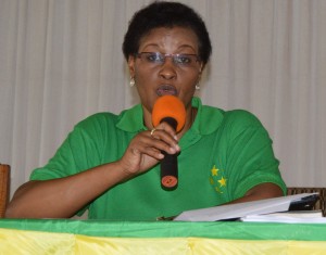 Hon Mukabalisa Donatille,  Première Vice Présidente du PL (Photo internet) 