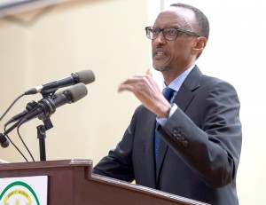 Le Chef de l'Etat Paul Kagame réagissant contre l'arrestation de KK au Royaume-Uni (Photo PPU)