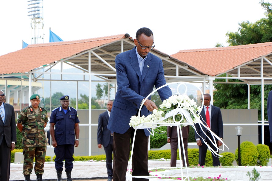 Le Président Paul Kagame est toujours l’hôte de marque  dans les cérémonies de la Journée des Héros Nationaux