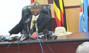 Le nouveau médiateur dans la crise burundaise, le Président Yoweri Kaguta Museveni (Photo Tesire Mudahemuka)