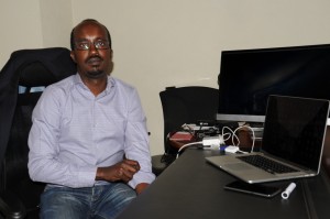 Clément Uwajeneza, le patron de la chambre des TIC, au sein de la FSP (Photo Gérard Rugambwa)