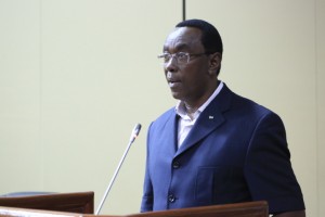 Le Président du Sénat, Bernard Makuza (Photo Parlement)