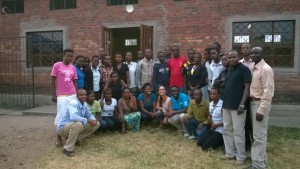 Lors de la rencontre des  jeunes congolais et rwandais à Nyakinama (Photo
