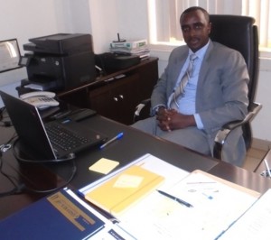 Aimable Nkuranga, Directeur de Transunion (Photo J.Ndayishimiye)