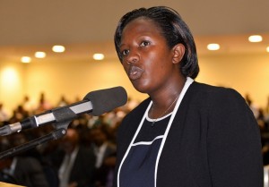 La Gouverneure de  l’Est Odette Uwamariya  rappelle que tout Rwandais a le plein droit d’habiter partout sur le territoire rwandais ( Photo Archives)
