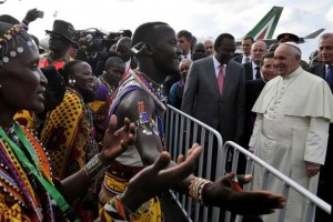 Le pape  François au Kenya (Photo internet)