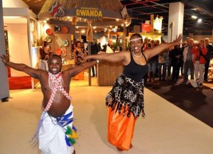 Les danses traditionnelles rwandaises ont été présentées aux visiteurs (Photo RDB)