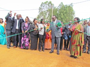 Inauguration officielle de l'Agakiriro de kcukiro par le Ministre du Commerce et de l'industrie, François Kanimba