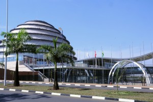 Les travaux de construction de Convention centre sont presque à la fin. Il abritera le Sommet des Chefs d'Etats et de gouvernements de la Commission de l'Union Africaine (Photo Gérard Rugambwa)