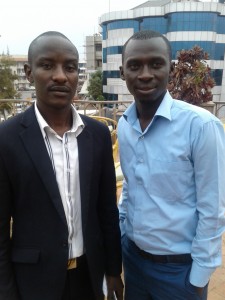 Emmanuel Maninfashe  et Jean Baptiste Mulindabigwi  (Photo S. Byuma)