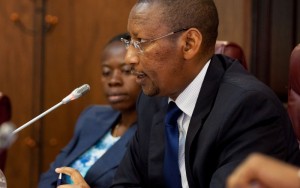 John Rwangombwa, Gouverneur de la Banque Centrale, BNR, rassure qu'il n' y a pas à s'alarmer (Photo archives)