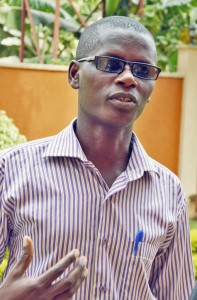 Le journaliste Jean Bigirimana enlevé par le SNR (Photo Iwacu)