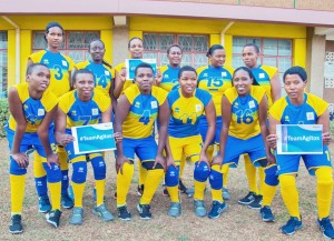 Les joueuses de Sitting Volleyball  Rwanda qui s'envoleront à Rio de Janeiro pour les Jeux Paralympiques (Photo Archives)