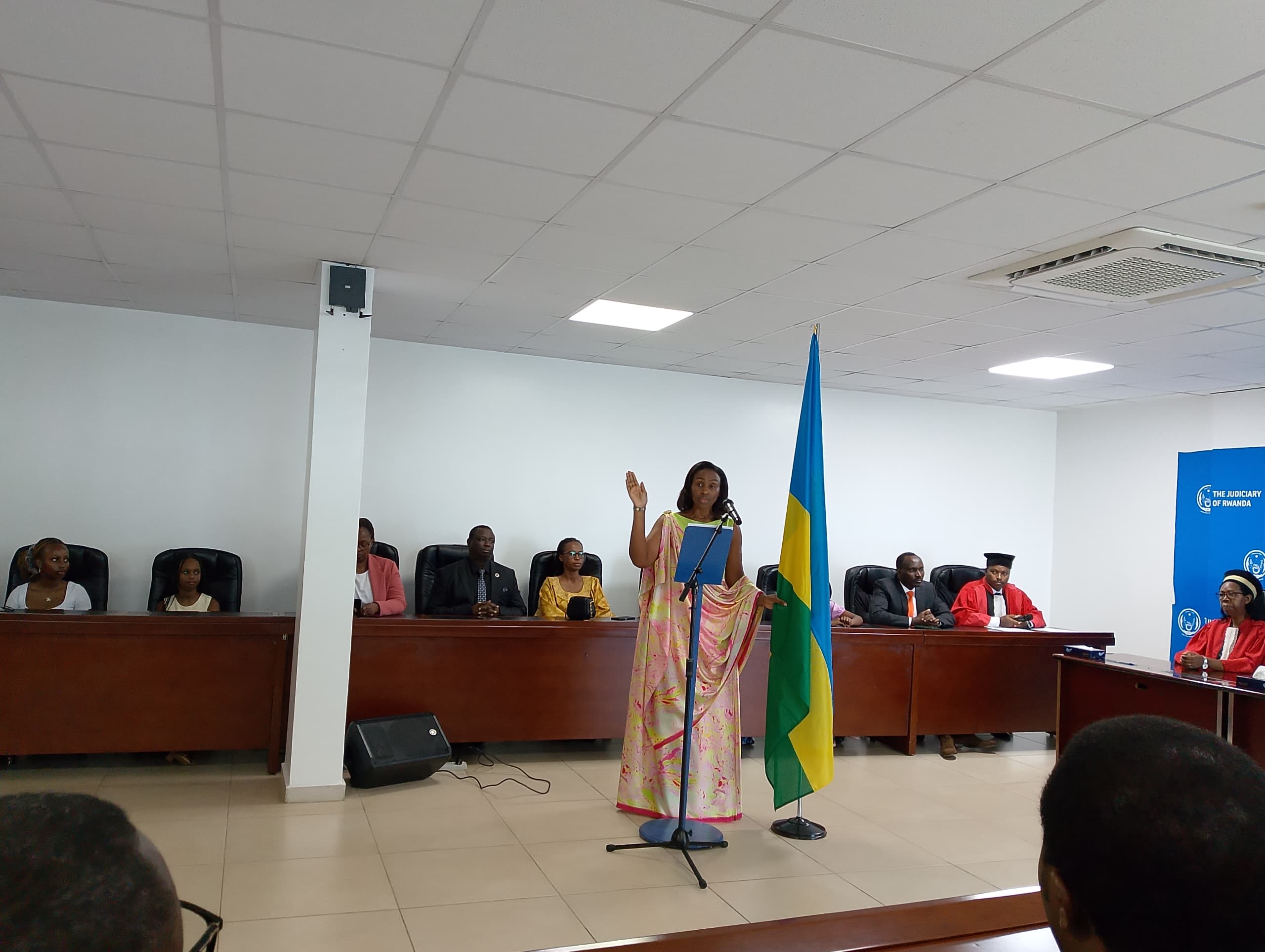 RLRC: Claudine Dushimimana prête serment devant la Cour suprême