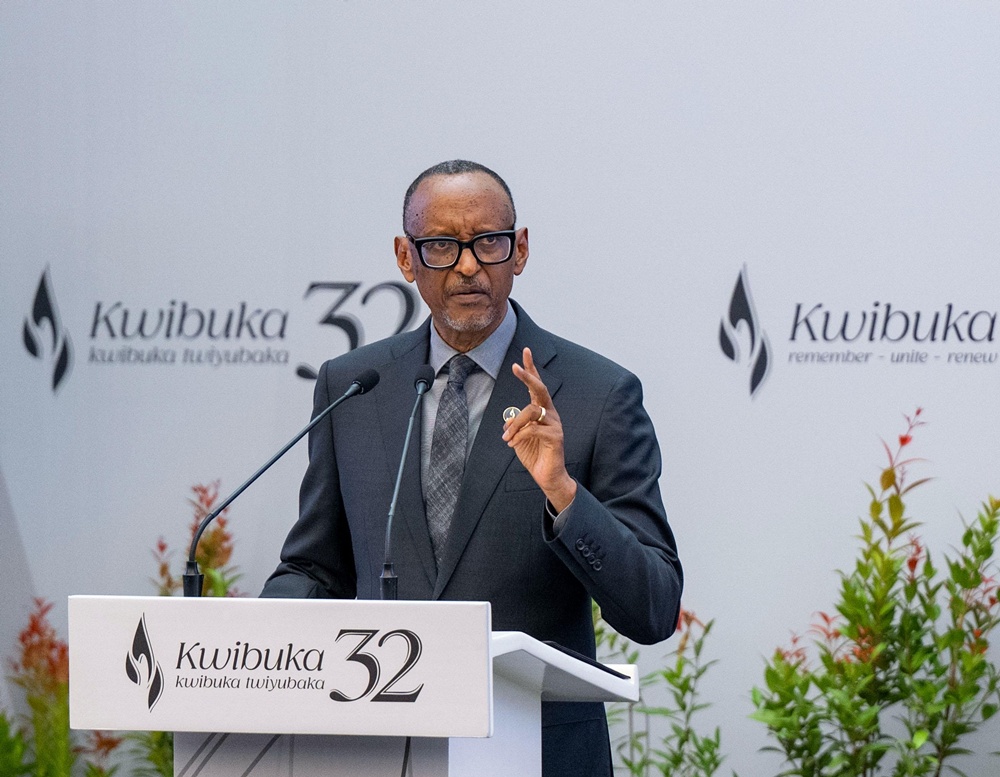 #Kwibuka32 : Paul Kagame réaffirme que le génocide ne se reproduira jamais au Rwanda