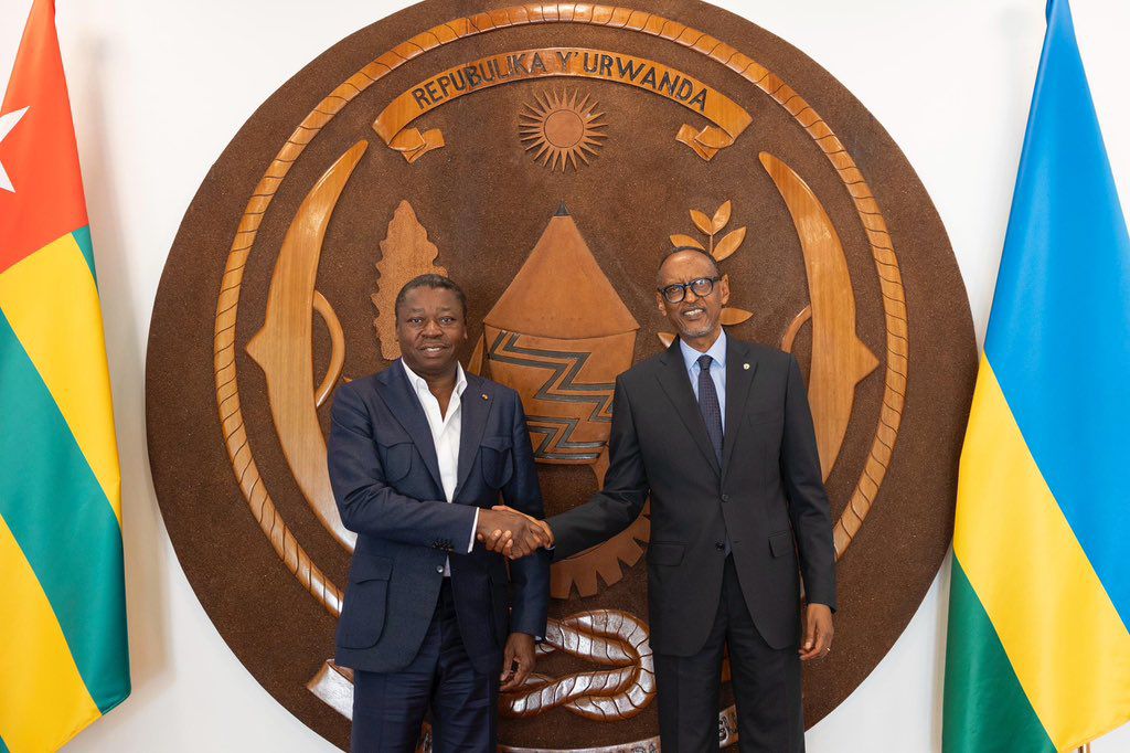 Rwanda-Togo : Paul Kagame et Faure Gnassingbé s’entretiennent sur les enjeux régionaux
