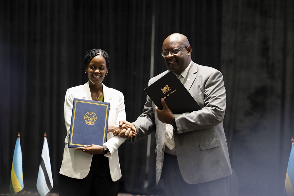 ‎Le Rwanda et le Botswana signent six accords de coopération