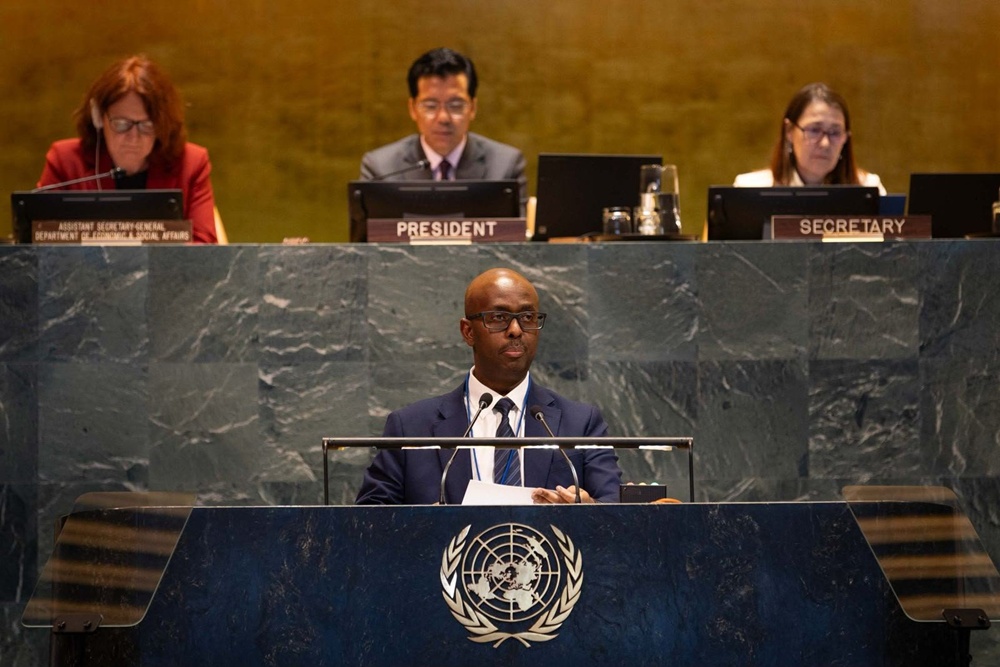 La délégation rwandaise participe au segment ministériel du FPHN 2026