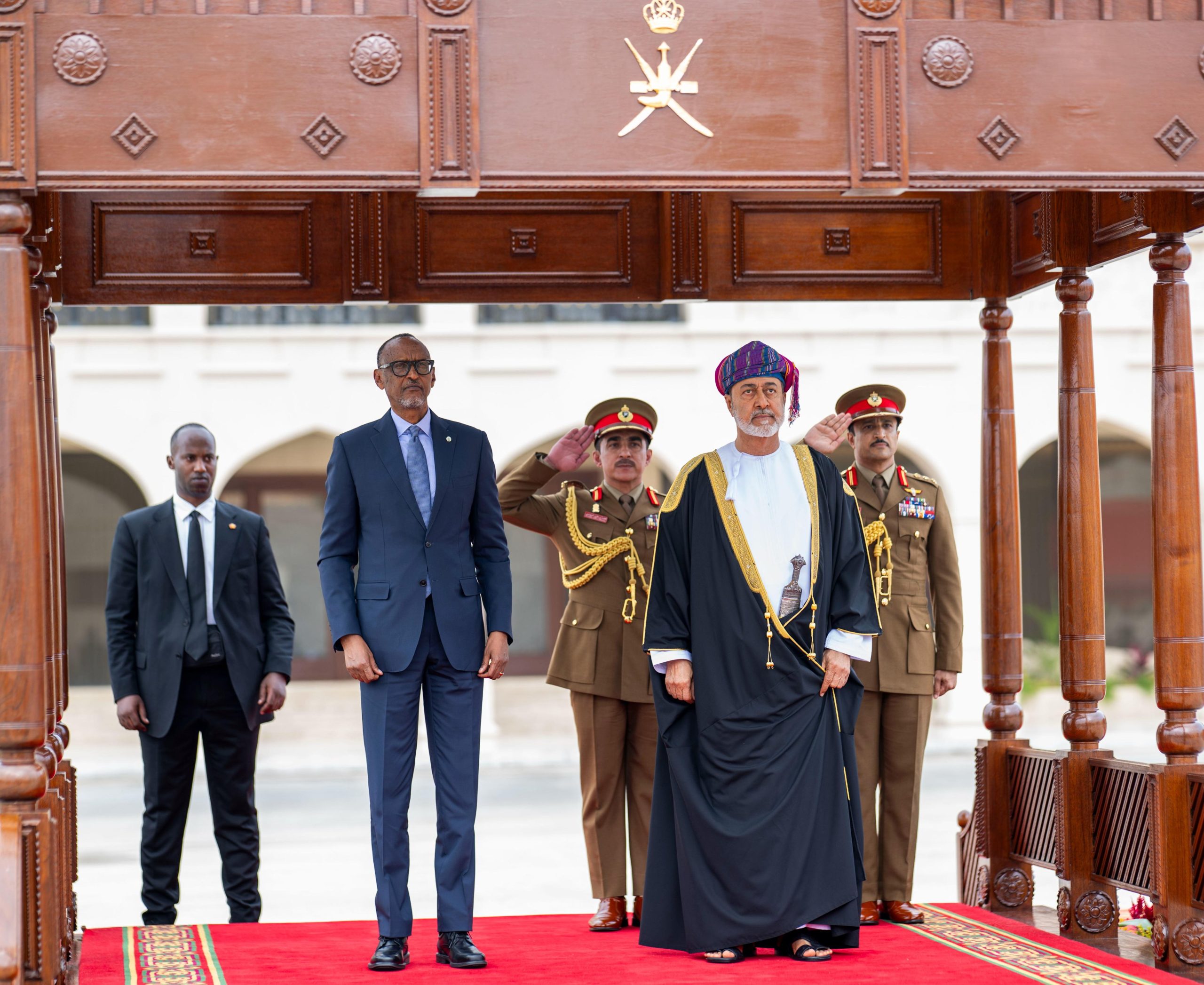 Kagame entame une visite officielle au Sultanat d’Oman