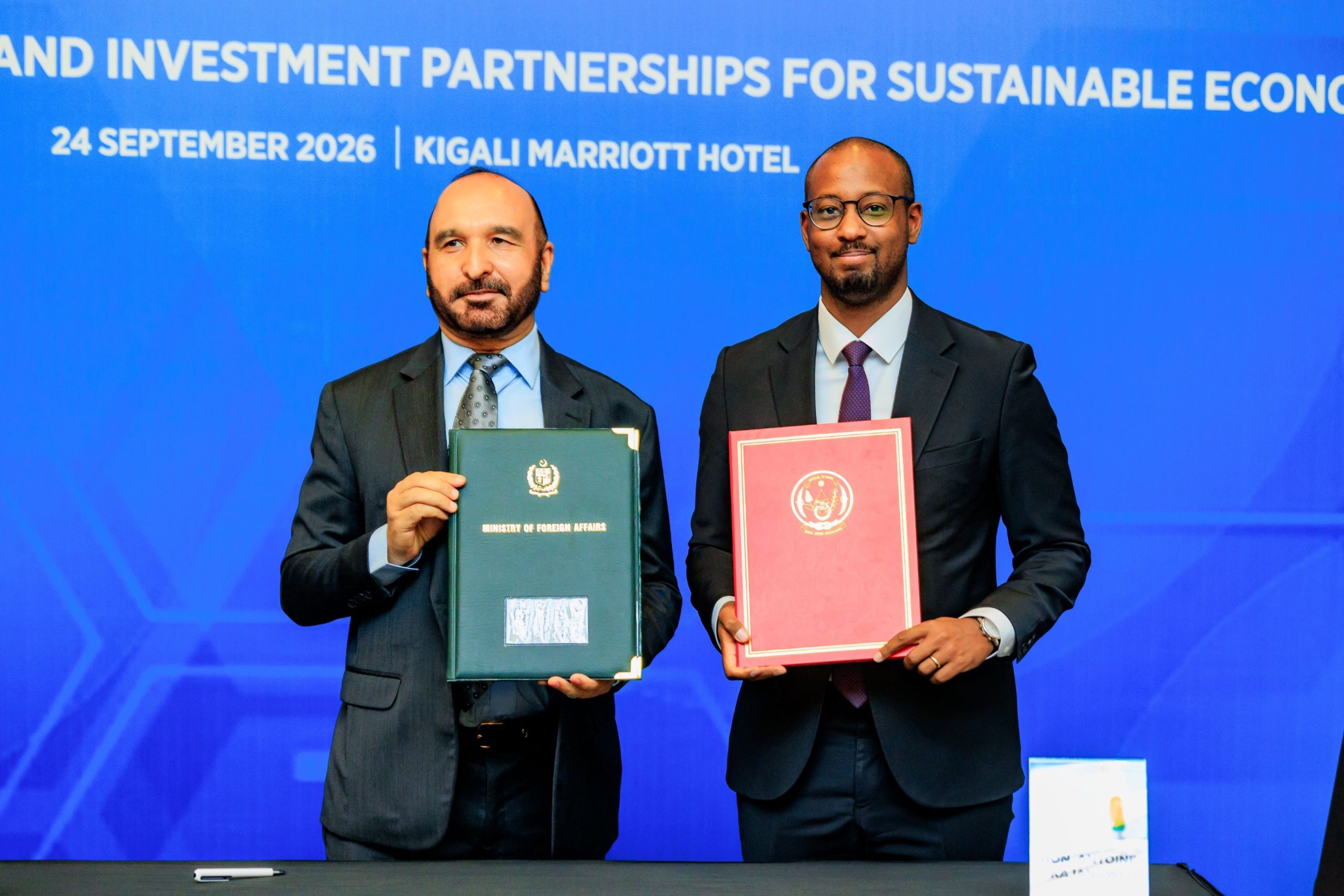 Le Rwanda et le Pakistan signent un protocole d’accord commercial à Kigali