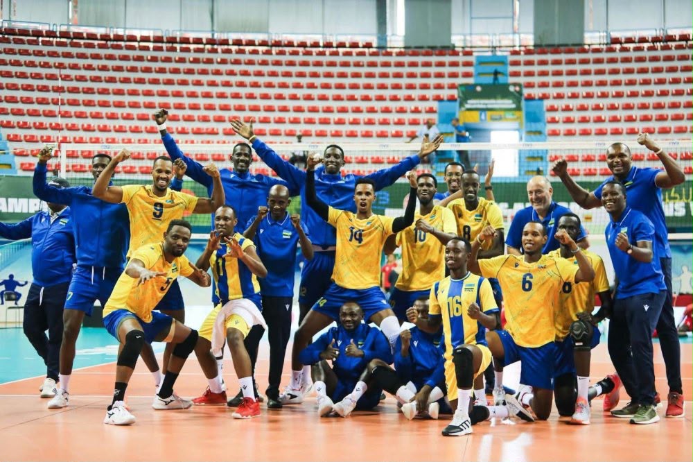 Volleyball : le Rwanda se qualifie pour les quarts de finale de la Coupe d’Afrique